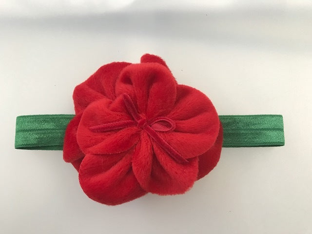 Enchanting Christmas Velvet Baby Headband