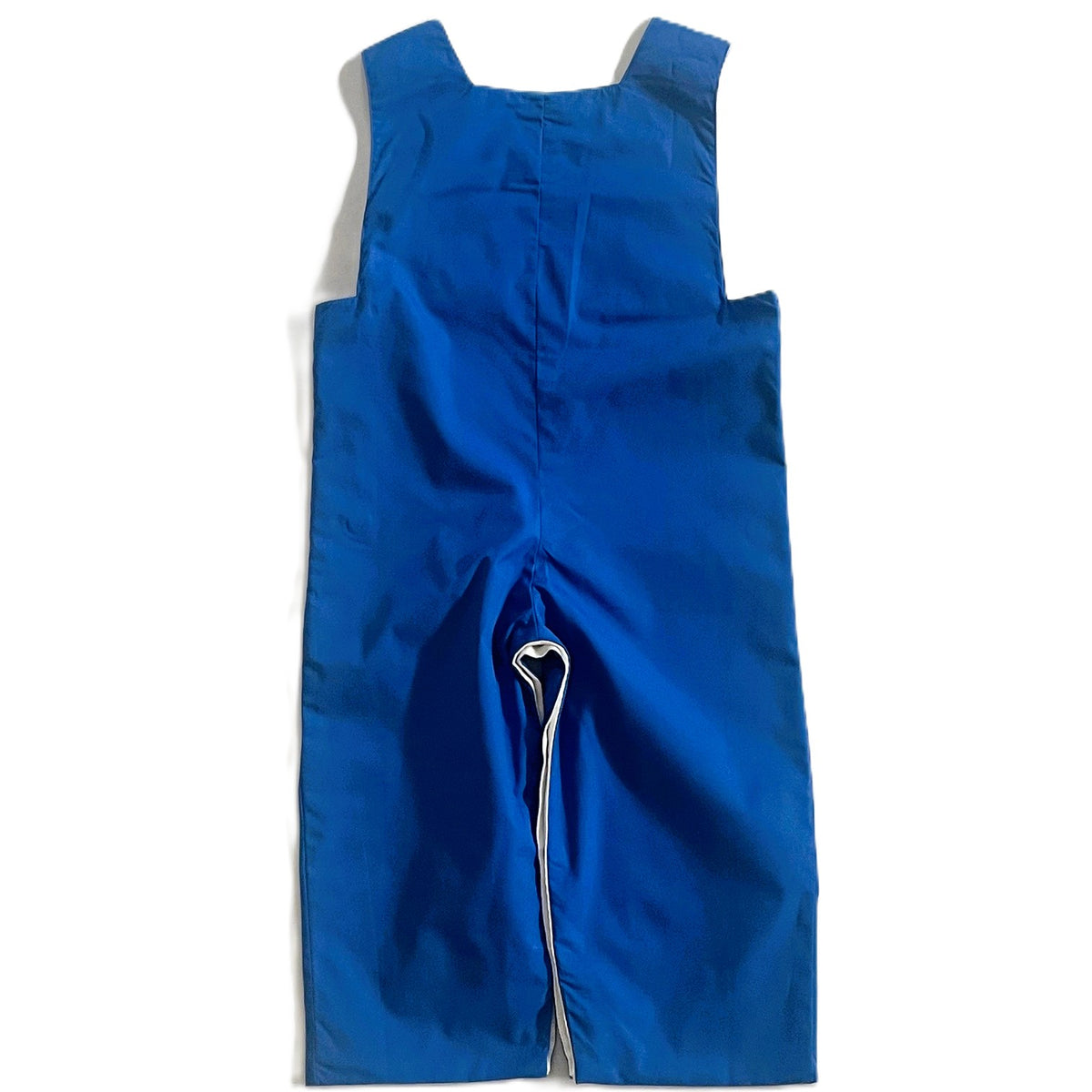 Blue Boy Longall With SANTA & REINDEERS Hand Smocked