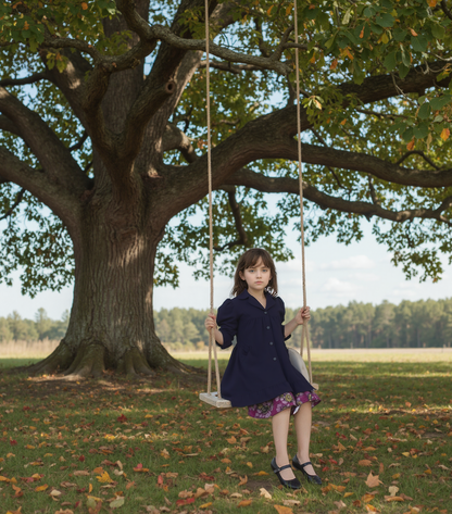 Navy Corduroy Single Breasted Jacket
