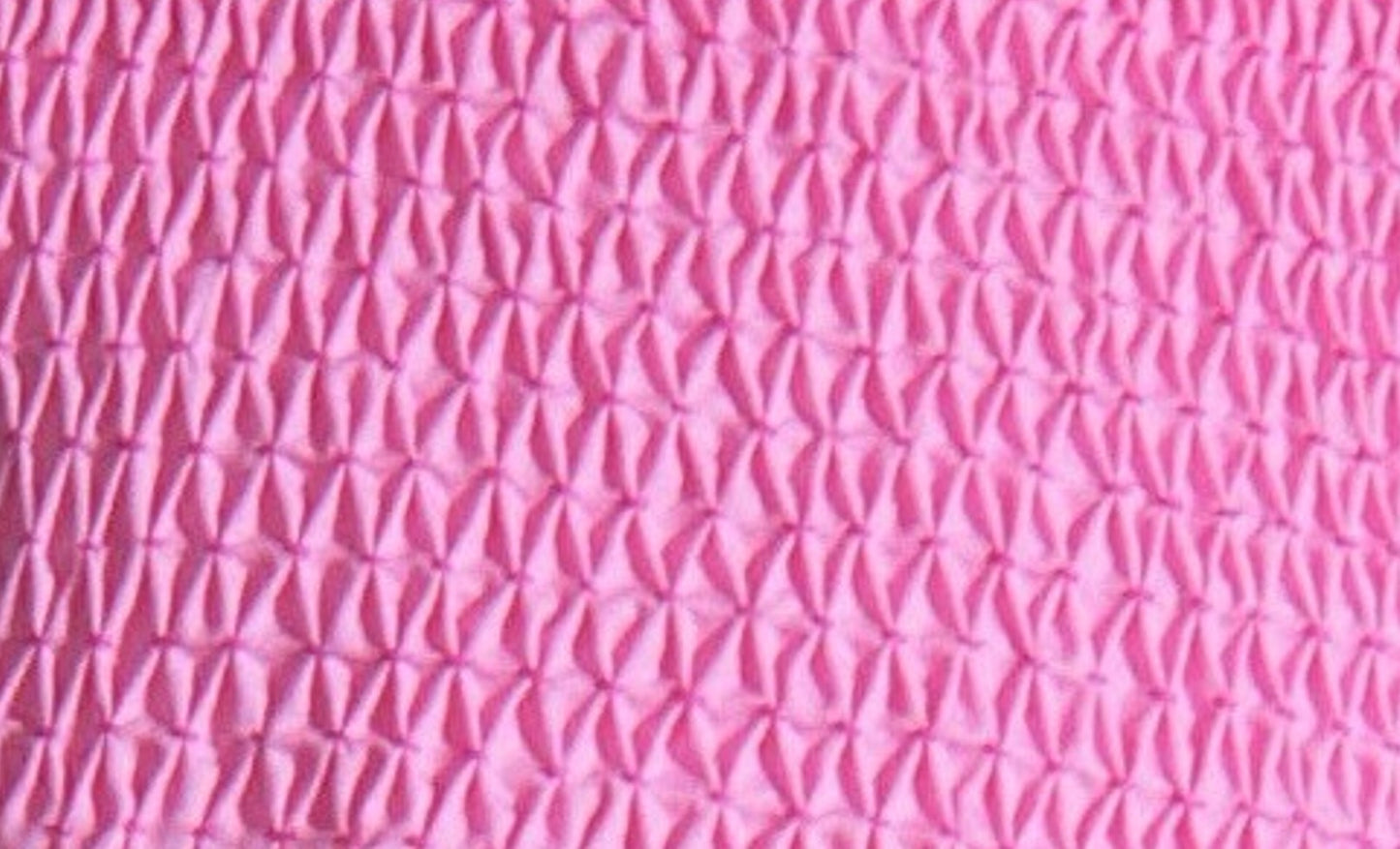 Pink Geometric Smocked Sleeveless Top and Ruffle Pants Set