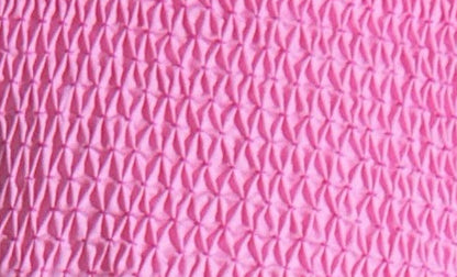 Pink Geometric Smocked Sleeveless Top and Ruffle Pants Set