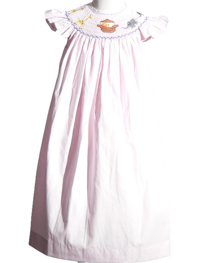 Pink NOAH Smocked Angel Wing Sleeve Dress